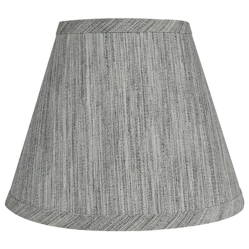 Hardback Faux Silk Conical Lamp Shade, 5 inch Top, 9 inch Bottom, 7 inch Slant