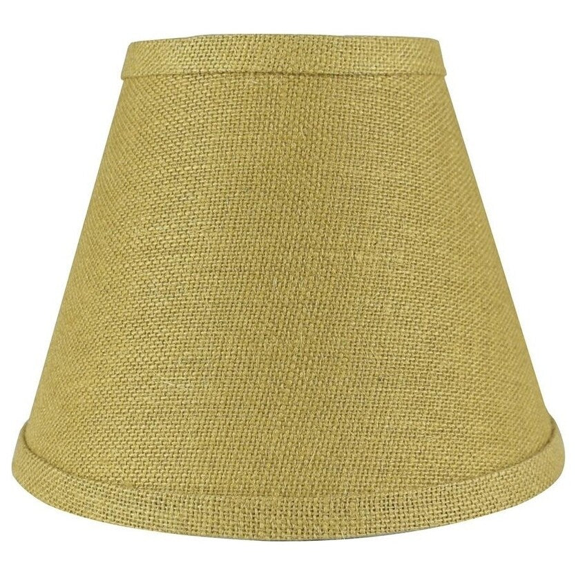Hardback Faux Silk Conical Lamp Shade, 5 inch Top, 9 inch Bottom, 7 inch Slant