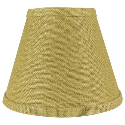 Hardback Faux Silk Conical Lamp Shade, 5 inch Top, 9 inch Bottom, 7 inch Slant