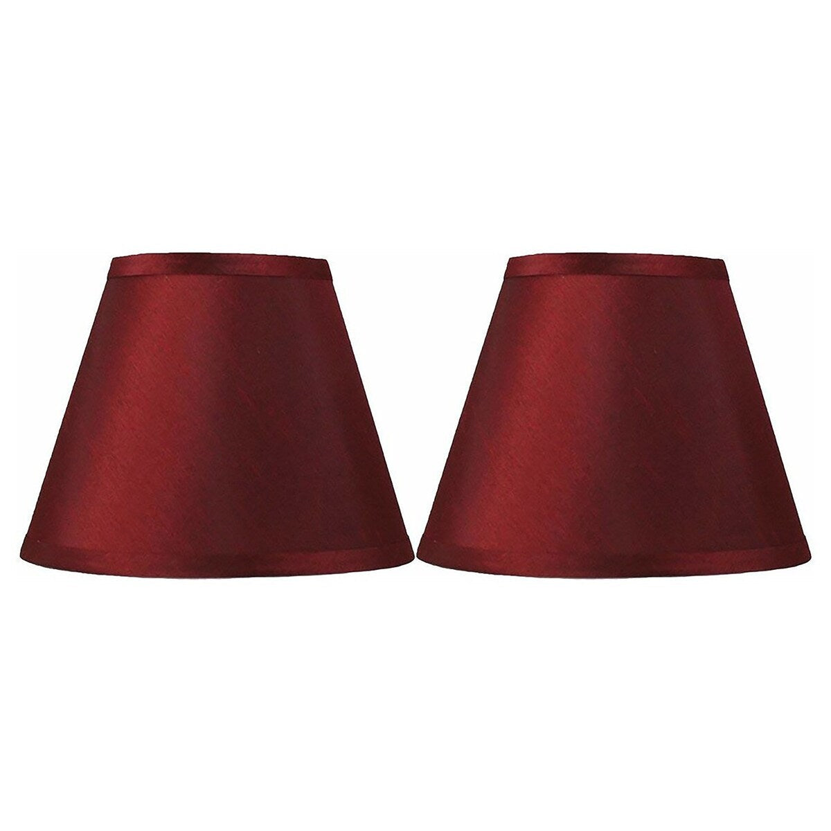 Hardback Faux Silk Conical Lamp Shade, 5 inch Top, 9 inch Bottom, 7 inch Slant