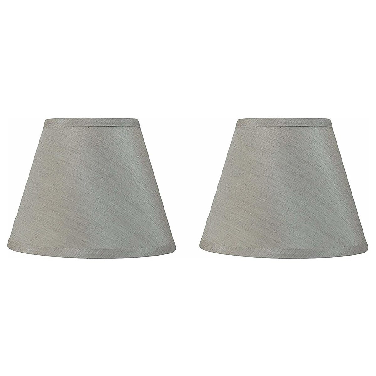 Hardback Faux Silk Conical Lamp Shade, 5 inch Top, 9 inch Bottom, 7 inch Slant