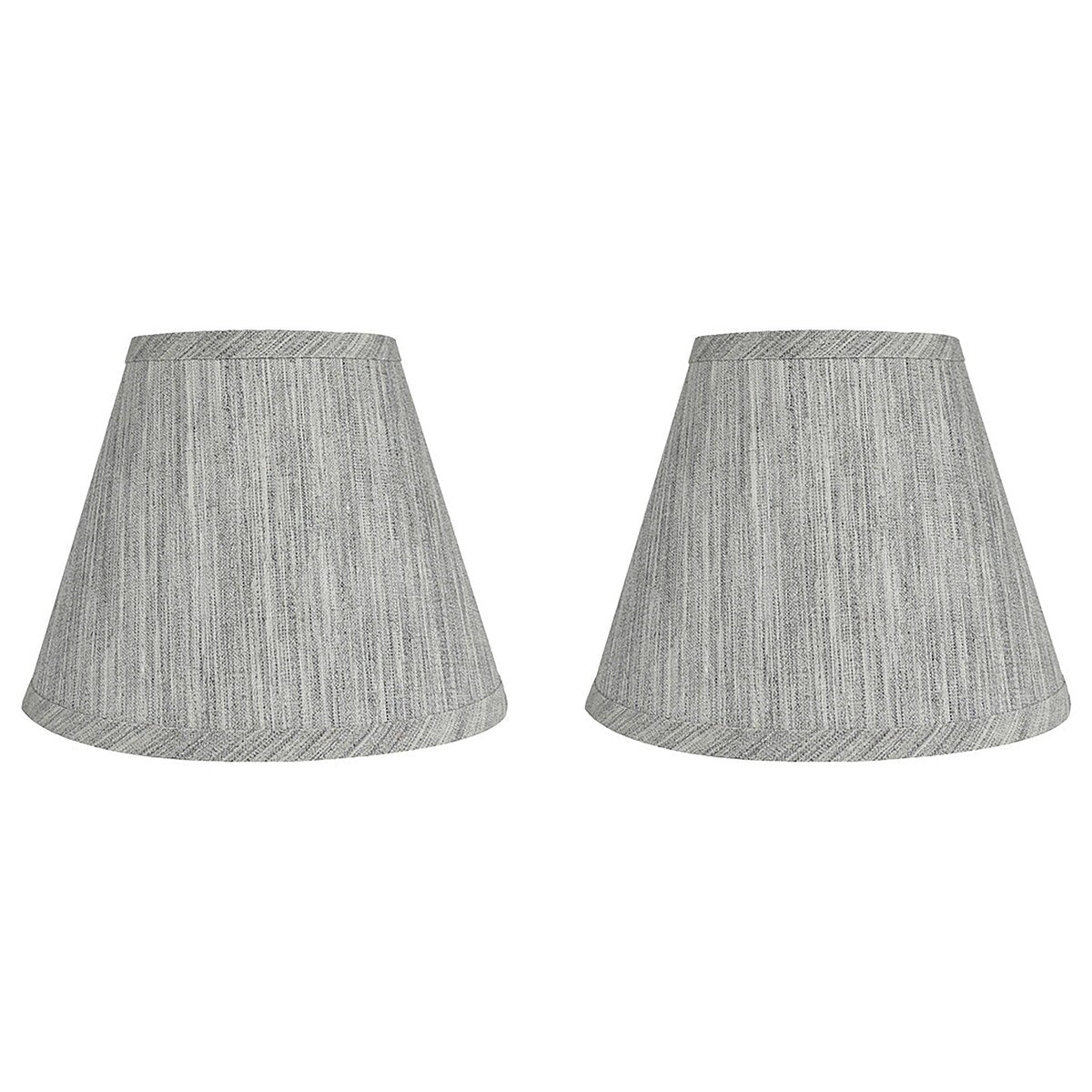 Hardback Faux Silk Conical Lamp Shade, 5 inch Top, 9 inch Bottom, 7 inch Slant