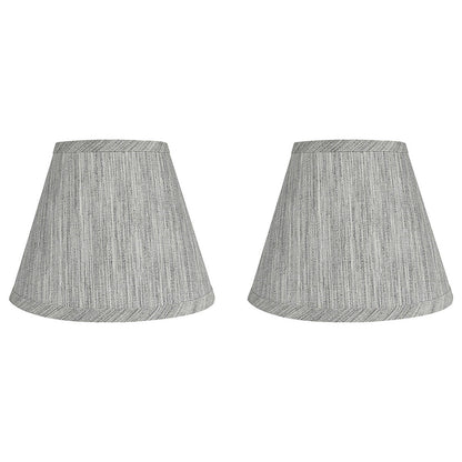 Hardback Faux Silk Conical Lamp Shade, 5 inch Top, 9 inch Bottom, 7 inch Slant