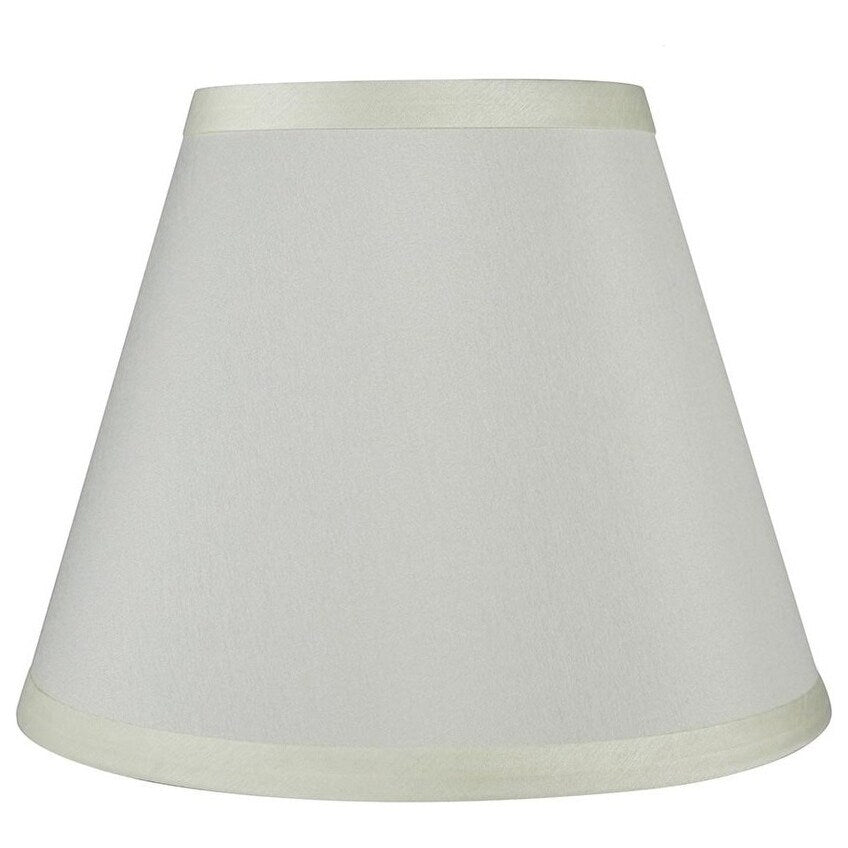 Hardback Faux Silk Conical Lamp Shade, 5 inch Top, 9 inch Bottom, 7 inch Slant
