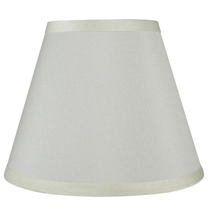 Hardback Faux Silk Conical Lamp Shade, 5 inch Top, 9 inch Bottom, 7 inch Slant