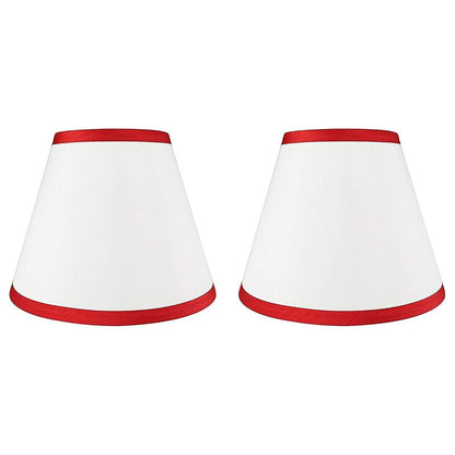 Hardback Faux Silk Conical Lamp Shade, 5 inch Top, 9 inch Bottom, 7 inch Slant