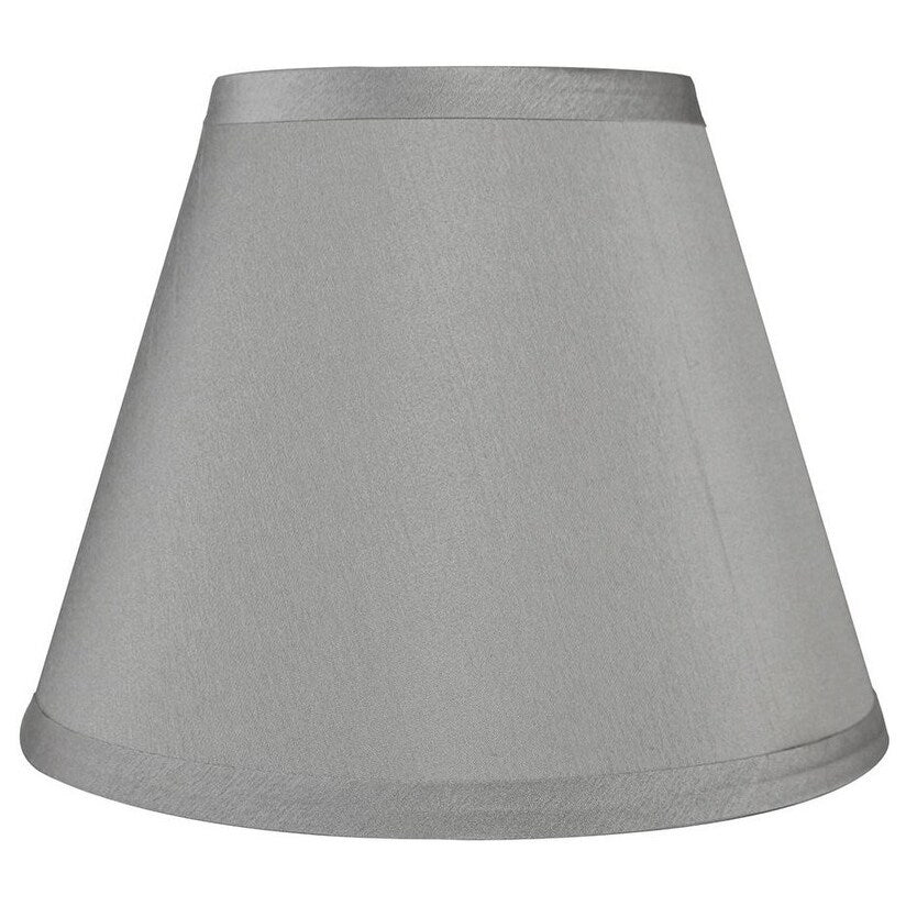 Hardback Faux Silk Conical Lamp Shade, 5 inch Top, 9 inch Bottom, 7 inch Slant