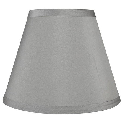 Hardback Faux Silk Conical Lamp Shade, 5 inch Top, 9 inch Bottom, 7 inch Slant