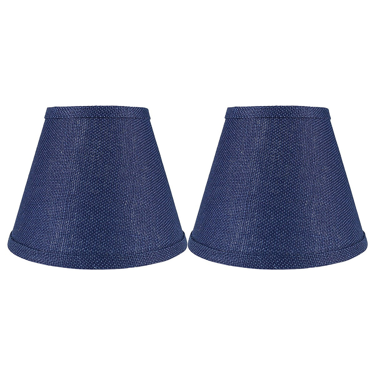 Hardback Faux Silk Conical Lamp Shade, 5 inch Top, 9 inch Bottom, 7 inch Slant