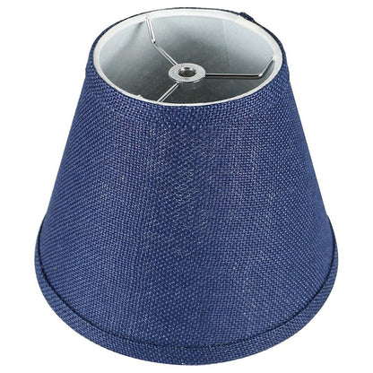 Hardback Faux Silk Conical Lamp Shade, 5 inch Top, 9 inch Bottom, 7 inch Slant
