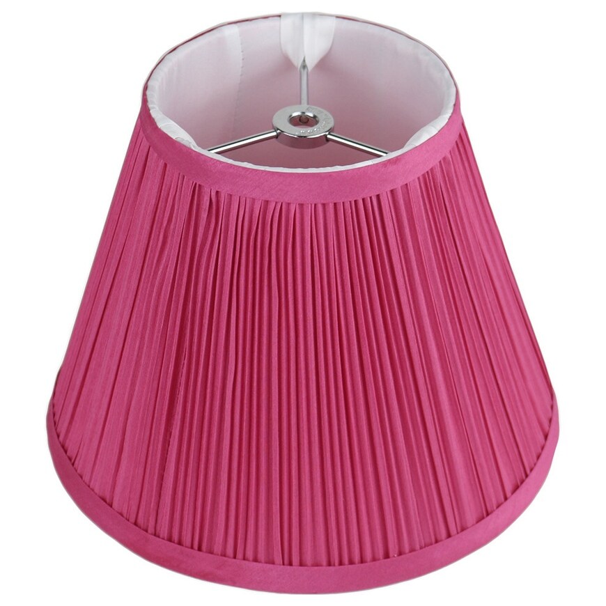 Hardback Faux Silk Conical Lamp Shade, 5 inch Top, 9 inch Bottom, 7 inch Slant