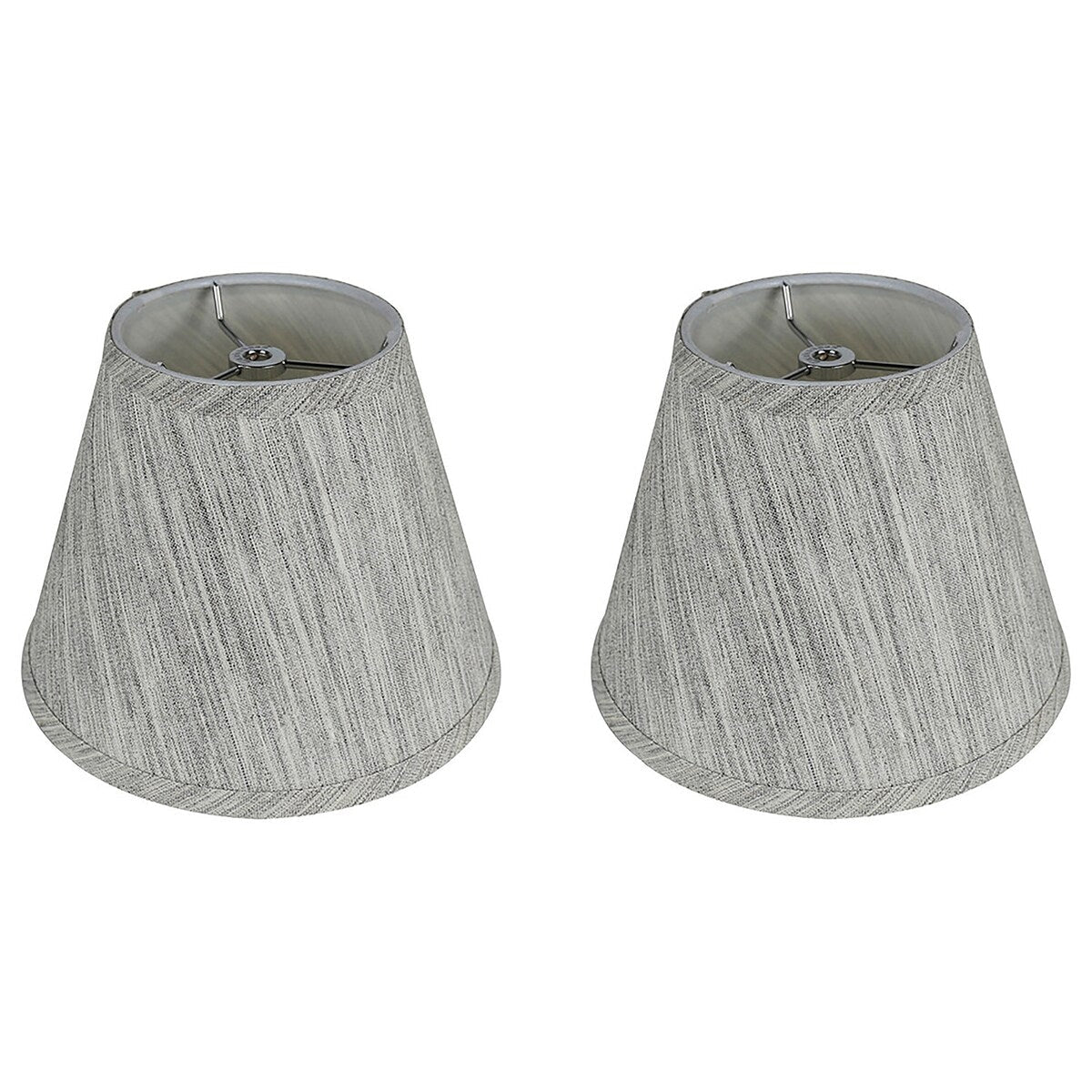 Hardback Faux Silk Conical Lamp Shade, 5 inch Top, 9 inch Bottom, 7 inch Slant