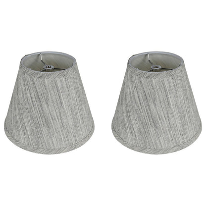 Hardback Faux Silk Conical Lamp Shade, 5 inch Top, 9 inch Bottom, 7 inch Slant