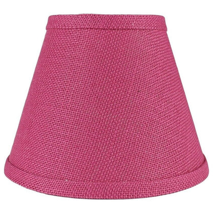 Hardback Faux Silk Conical Lamp Shade, 5 inch Top, 9 inch Bottom, 7 inch Slant