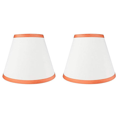 Hardback Faux Silk Conical Lamp Shade, 5 inch Top, 9 inch Bottom, 7 inch Slant