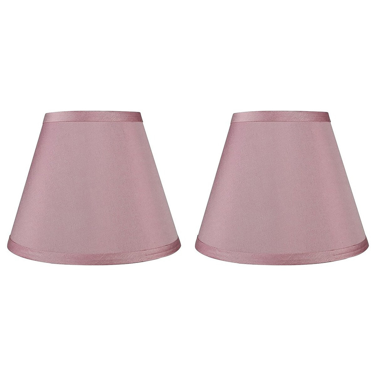 Hardback Faux Silk Conical Lamp Shade, 5 inch Top, 9 inch Bottom, 7 inch Slant