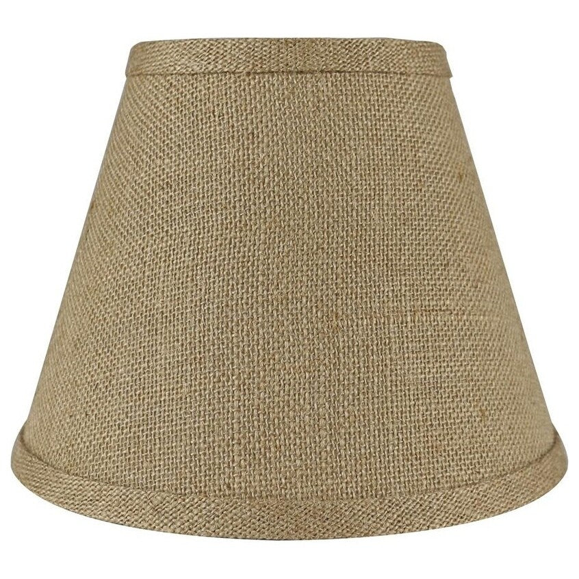 Hardback Faux Silk Conical Lamp Shade, 5 inch Top, 9 inch Bottom, 7 inch Slant