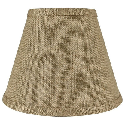 Hardback Faux Silk Conical Lamp Shade, 5 inch Top, 9 inch Bottom, 7 inch Slant