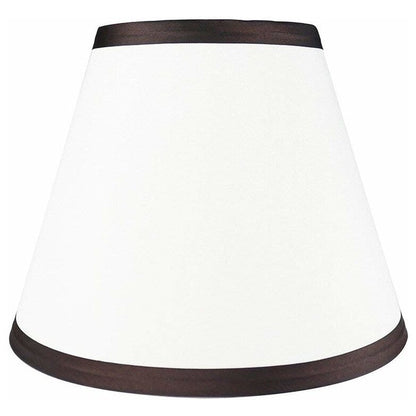 Hardback Faux Silk Conical Lamp Shade, 5 inch Top, 9 inch Bottom, 7 inch Slant