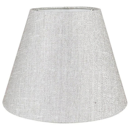 Hardback Faux Silk Conical Lamp Shade, 5 inch Top, 9 inch Bottom, 7 inch Slant
