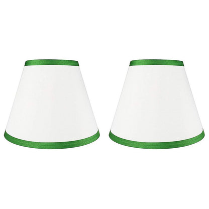 Hardback Faux Silk Conical Lamp Shade, 5 inch Top, 9 inch Bottom, 7 inch Slant