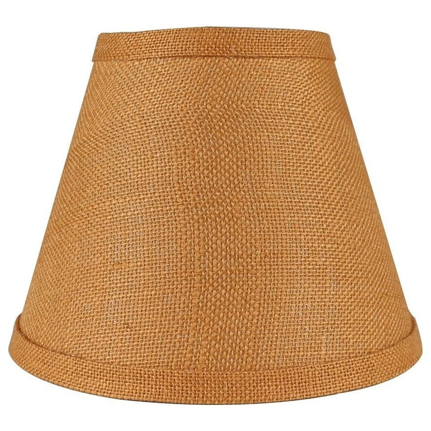 Hardback Faux Silk Conical Lamp Shade, 5 inch Top, 9 inch Bottom, 7 inch Slant
