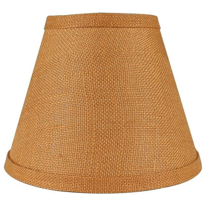 Hardback Faux Silk Conical Lamp Shade, 5 inch Top, 9 inch Bottom, 7 inch Slant