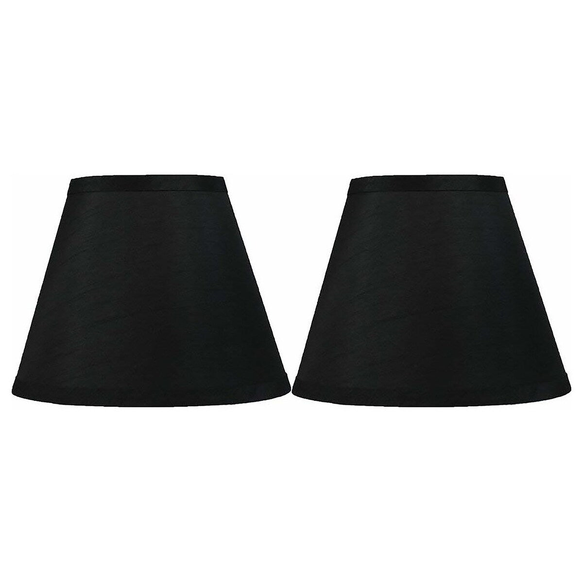 Hardback Faux Silk Conical Lamp Shade, 5 inch Top, 9 inch Bottom, 7 inch Slant