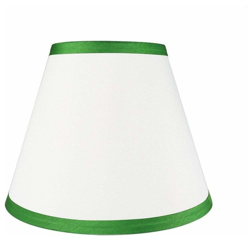 Hardback Faux Silk Conical Lamp Shade, 5 inch Top, 9 inch Bottom, 7 inch Slant