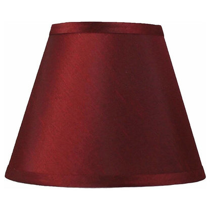 Hardback Faux Silk Conical Lamp Shade, 5 inch Top, 9 inch Bottom, 7 inch Slant