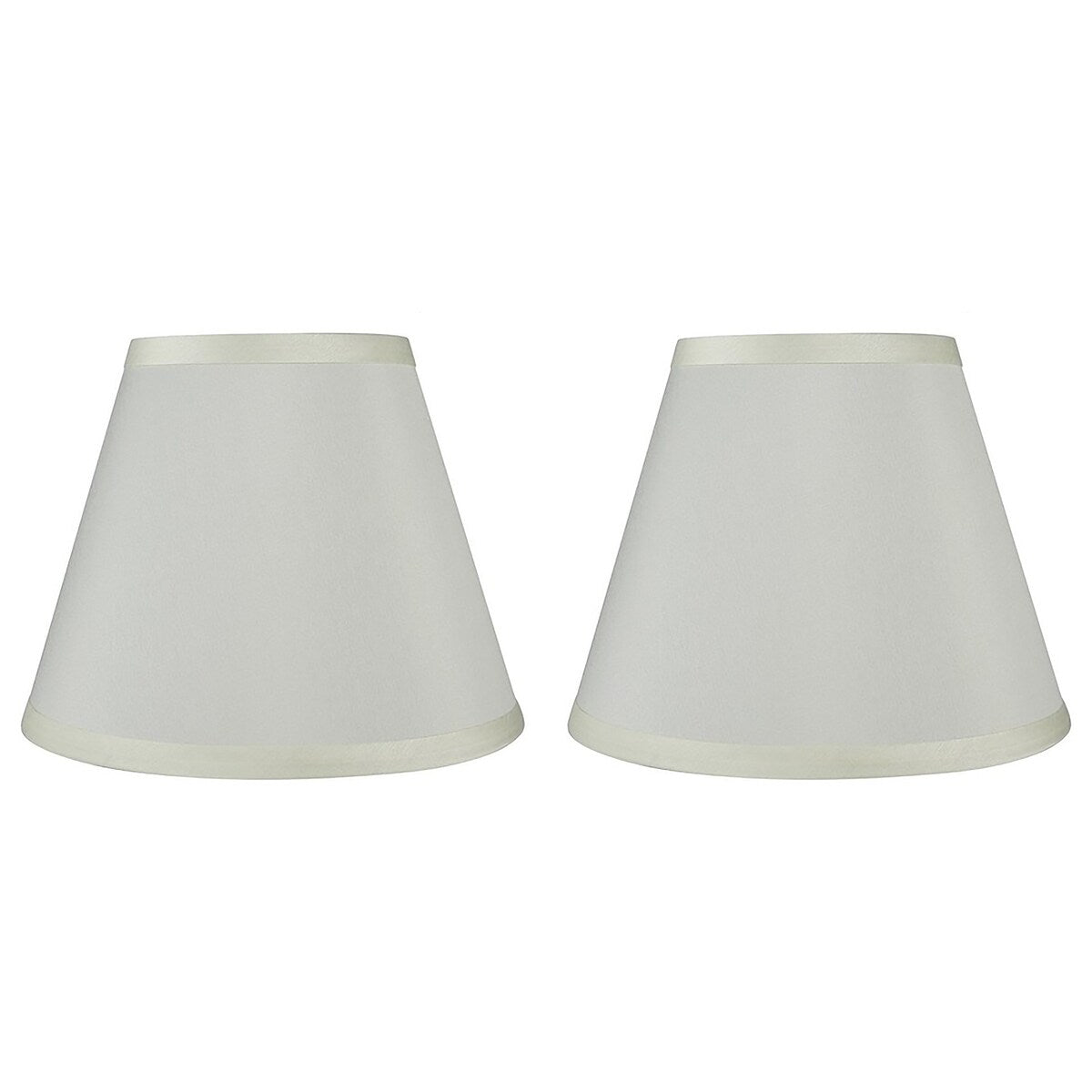 Hardback Faux Silk Conical Lamp Shade, 5 inch Top, 9 inch Bottom, 7 inch Slant