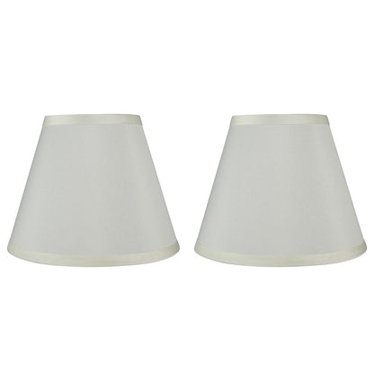 Hardback Faux Silk Conical Lamp Shade, 5 inch Top, 9 inch Bottom, 7 inch Slant