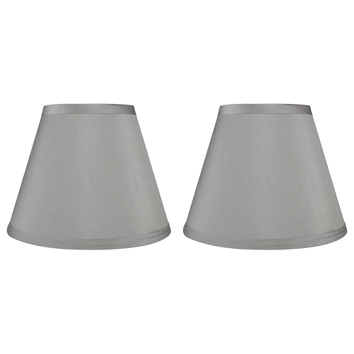 Hardback Faux Silk Conical Lamp Shade, 5 inch Top, 9 inch Bottom, 7 inch Slant