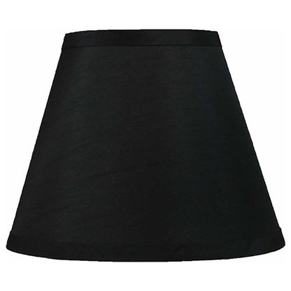Hardback Faux Silk Conical Lamp Shade, 5 inch Top, 9 inch Bottom, 7 inch Slant