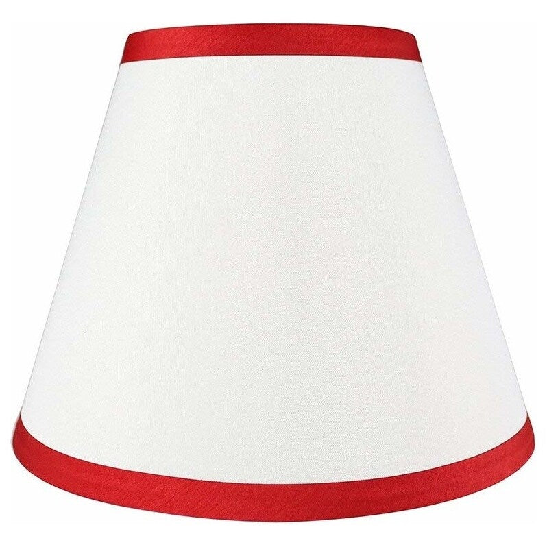 Hardback Faux Silk Conical Lamp Shade, 5 inch Top, 9 inch Bottom, 7 inch Slant