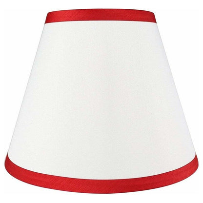 Hardback Faux Silk Conical Lamp Shade, 5 inch Top, 9 inch Bottom, 7 inch Slant