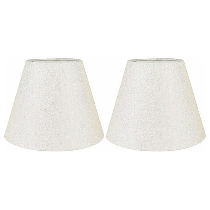Hardback Faux Silk Conical Lamp Shade, 5 inch Top, 9 inch Bottom, 7 inch Slant