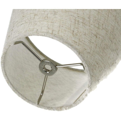 Hardback Faux Silk Conical Lamp Shade, 5 inch Top, 9 inch Bottom, 7 inch Slant