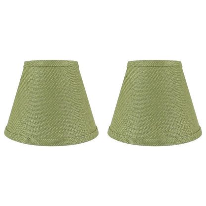 Hardback Faux Silk Conical Lamp Shade, 5 inch Top, 9 inch Bottom, 7 inch Slant