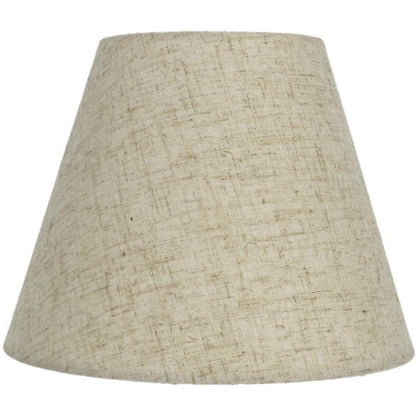 Hardback Faux Silk Conical Lamp Shade, 5 inch Top, 9 inch Bottom, 7 inch Slant
