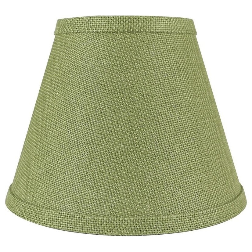 Hardback Faux Silk Conical Lamp Shade, 5 inch Top, 9 inch Bottom, 7 inch Slant