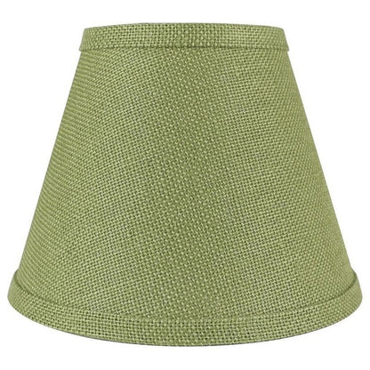 Hardback Faux Silk Conical Lamp Shade, 5 inch Top, 9 inch Bottom, 7 inch Slant
