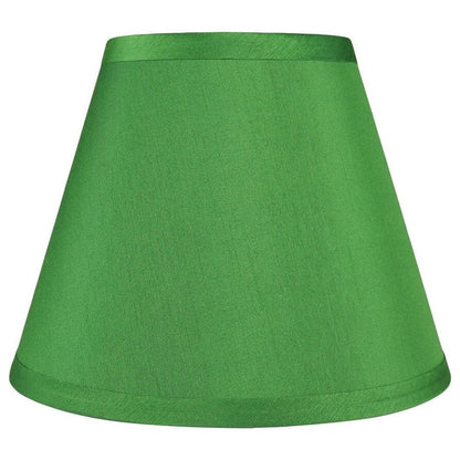 Hardback Faux Silk Conical Lamp Shade, 5 inch Top, 9 inch Bottom, 7 inch Slant