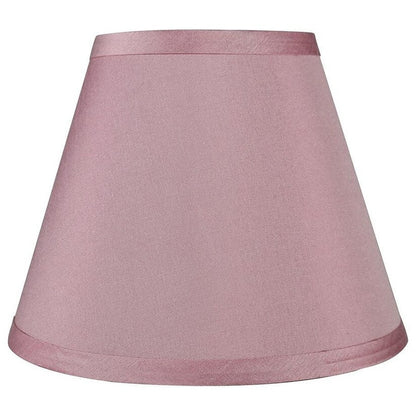 Hardback Faux Silk Conical Lamp Shade, 5 inch Top, 9 inch Bottom, 7 inch Slant