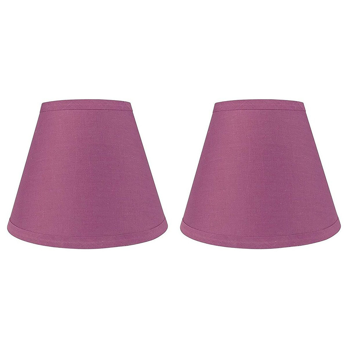 Hardback Faux Silk Conical Lamp Shade, 5 inch Top, 9 inch Bottom, 7 inch Slant