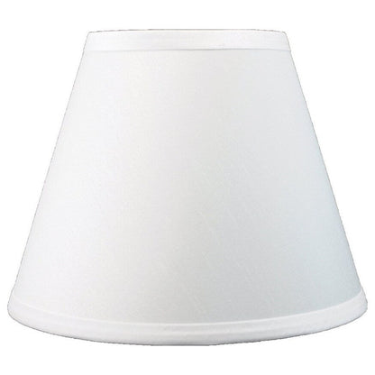 Hardback Faux Silk Conical Lamp Shade, 5 inch Top, 9 inch Bottom, 7 inch Slant