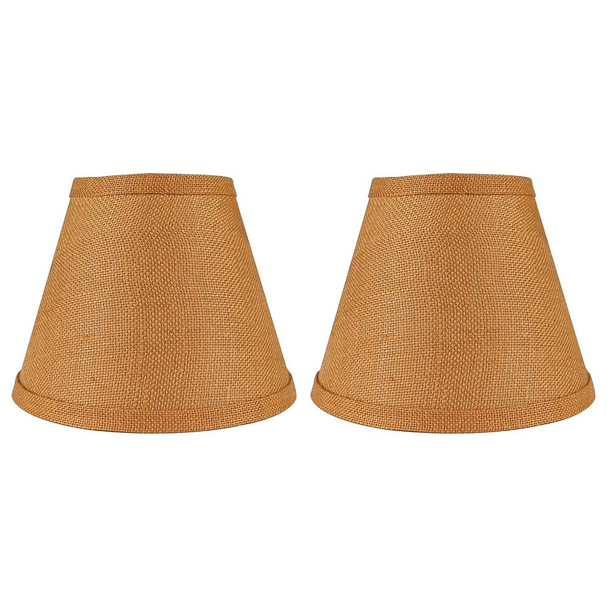 Hardback Faux Silk Conical Lamp Shade, 5 inch Top, 9 inch Bottom, 7 inch Slant
