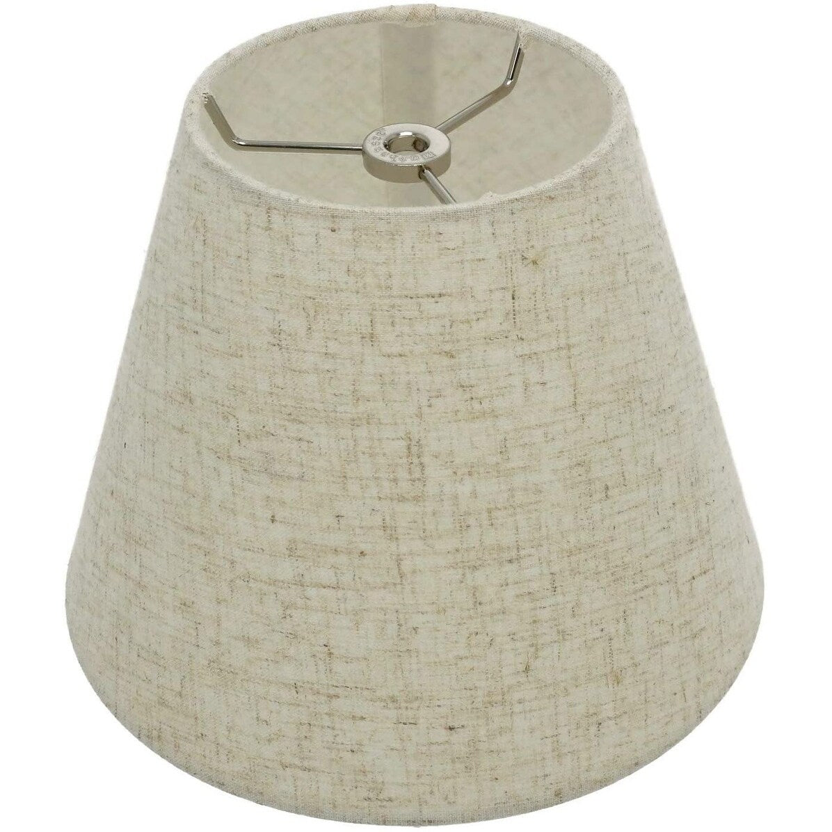 Hardback Faux Silk Conical Lamp Shade, 5 inch Top, 9 inch Bottom, 7 inch Slant