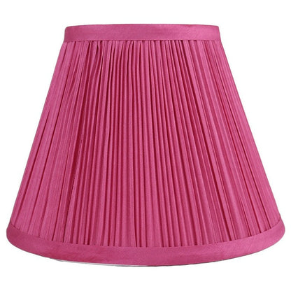Hardback Faux Silk Conical Lamp Shade, 5 inch Top, 9 inch Bottom, 7 inch Slant