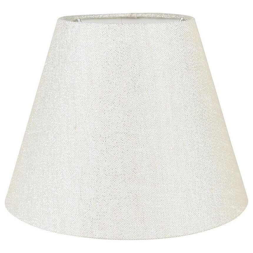 Hardback Faux Silk Conical Lamp Shade, 5 inch Top, 9 inch Bottom, 7 inch Slant